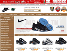 Tablet Screenshot of nikemaxfr.com